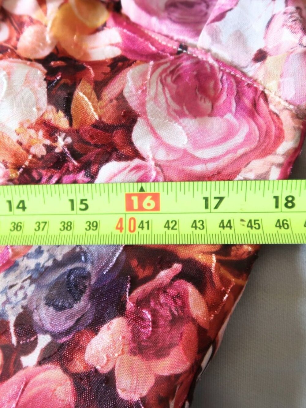 NWT Elliatt Perla Frilled Maxi Dress gown in Floral pink XXL - Picture 11 of 16